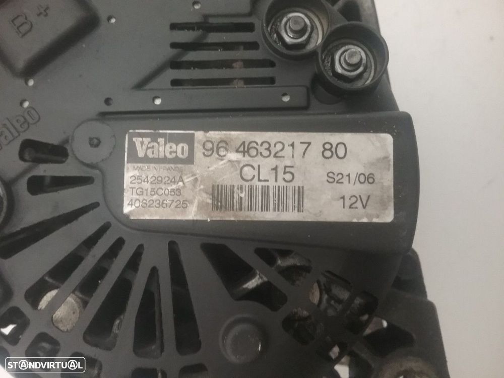 Alternador CITROЁN C8 (EA_, EB_) 2.2 HDi | 07.02 -  Usado REF. MOTOR 4HW VALEO 9... - 3