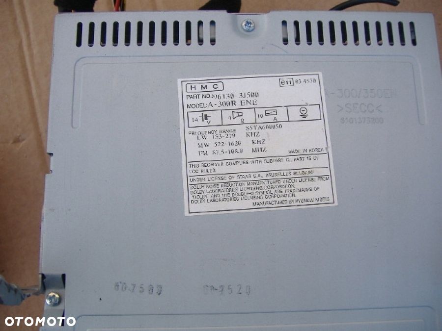 HYUNSDAI ix55 VERACRUZ RADIO CD NOWE ! - 2