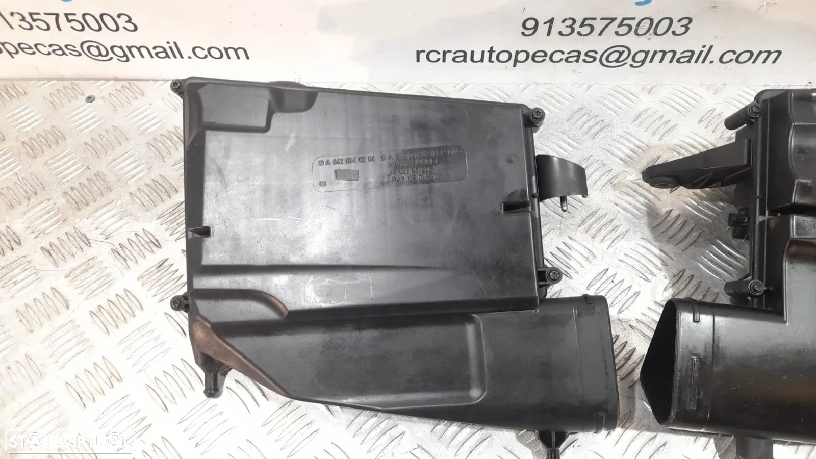 CAIXA FILTRO AR MERCEDES BENZ CLS C219 W219 320 CDI 24V 224CV OM642920 642920 A6420901601 6420901601 CLASS E W211 - 4