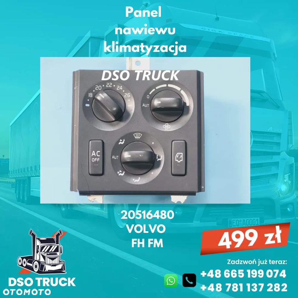 20481620 20516480 Panel nawiewu klimatyzacja VOLVO FH FM - 2