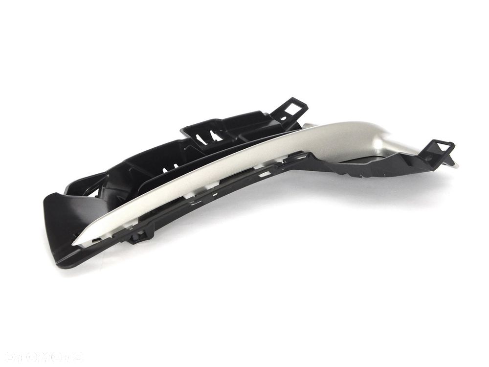KRATKA zderzaka atrapa zaślepka + listewka CHROM BMW X5 F15 13-18 KOMPLET - 7