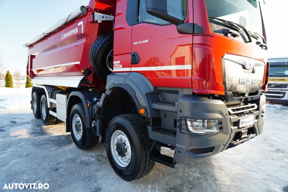 MAN TGS 41.480 / 8X8 / ​​BASCULATOR / AUTOMAT / NOU-NOUȚ / ECHIPAMENTE BOGATE / DISPONIBIL IMEDIAT / AUR METALIC / - 15