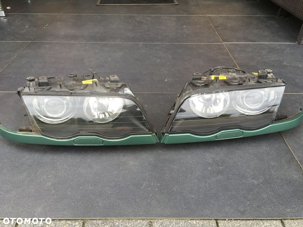 XENON LAMPA LEWA PRAWA PRZÓD REFLEKTOR BMW E46 - 1