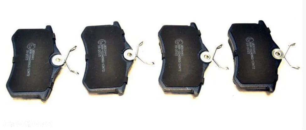 TARCZE HAMULCOWE TYŁ CITROEN C4 coupe (LA_) ,C4 I (LC_), C4 I sedan PEUGEOT 207 (WA_, WC_) ,307 (3A/C) ,307 Break (3E) ,307 CC (3B), 307 SW (3H), 307 SW Furgon/kombi (3E_, 3H_) - 4