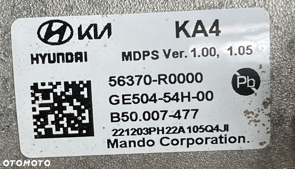B3 KIA CARNIVAL IV 2020 - KOLUMNA KIEROWNICZA GE802-N4000 56370-R0000 - 8