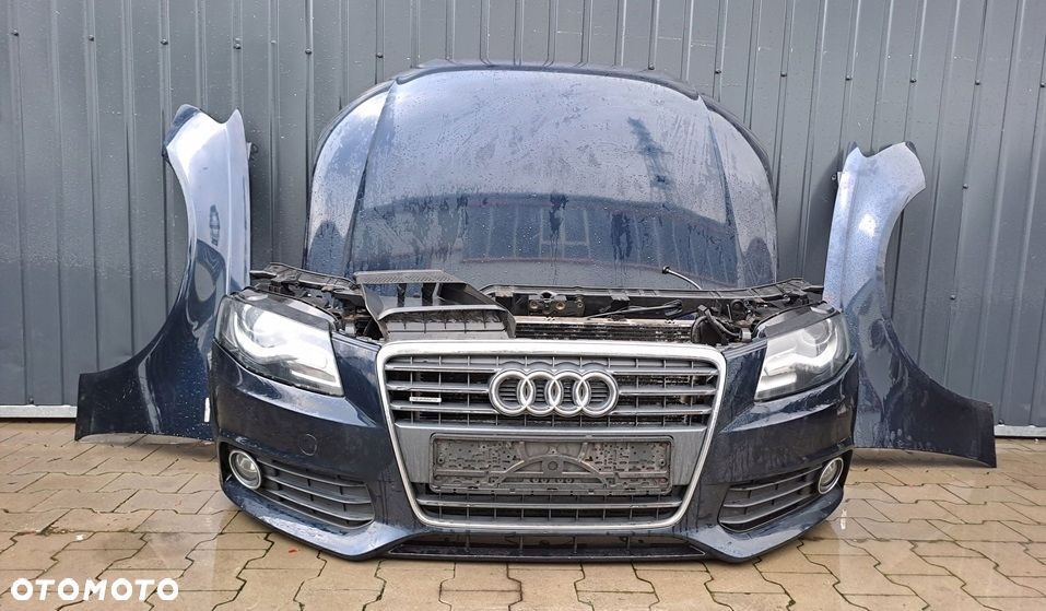 AUDI A4 B8 8K 08-12 MASKA ZDERZAK BŁOTNIK XENON PAS LZ5A - 1
