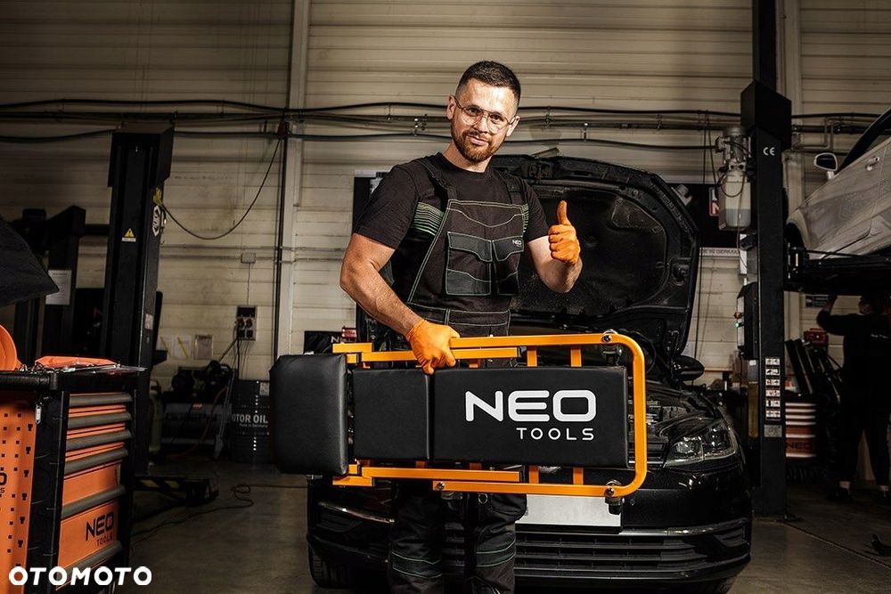 NEO TOOLS LEŻANKA WARSZTATOWA SKŁADANA TABORET SIEDZISKO 2w1 WÓZEK 11-601-1 - 11