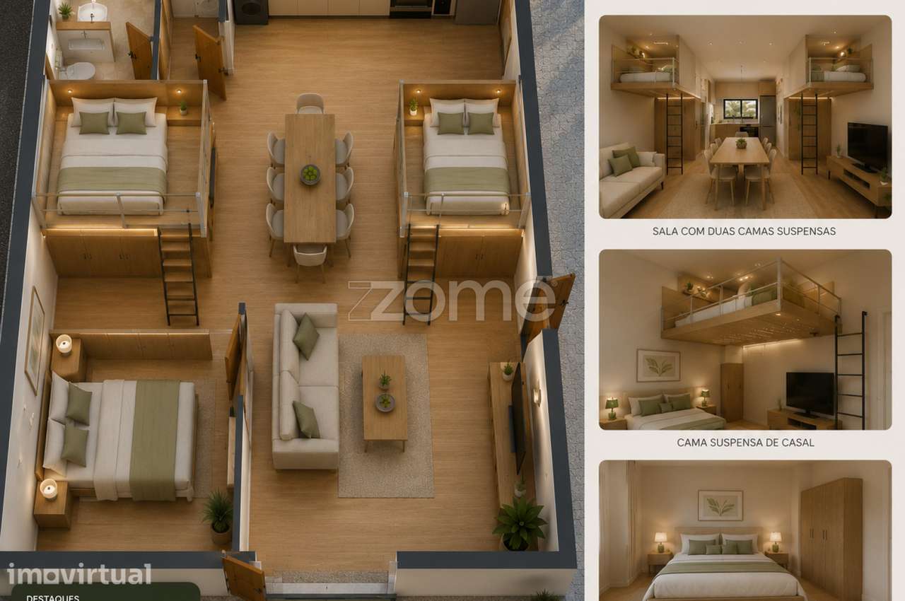 Loja Convertida em Habitação T1+2 - Grande imagem: 3/15