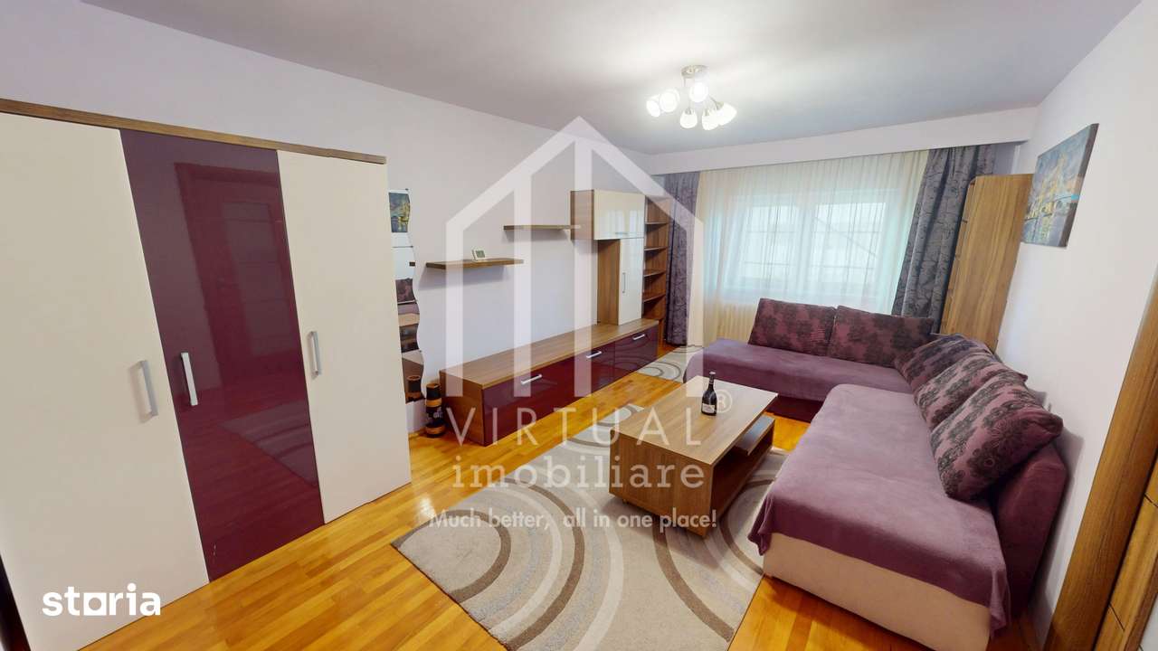 Apartament de vanzate in Sibiu cu 2 camere mobilat, bloc cu lift — fotografia 3