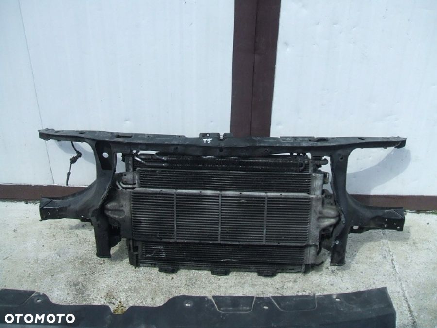 VW TRANSPORTER T5 MASKA BŁOTNIK ZDERZAK LAMPY WZMOCNIENIE CHŁODNICE PRZÓD - 4