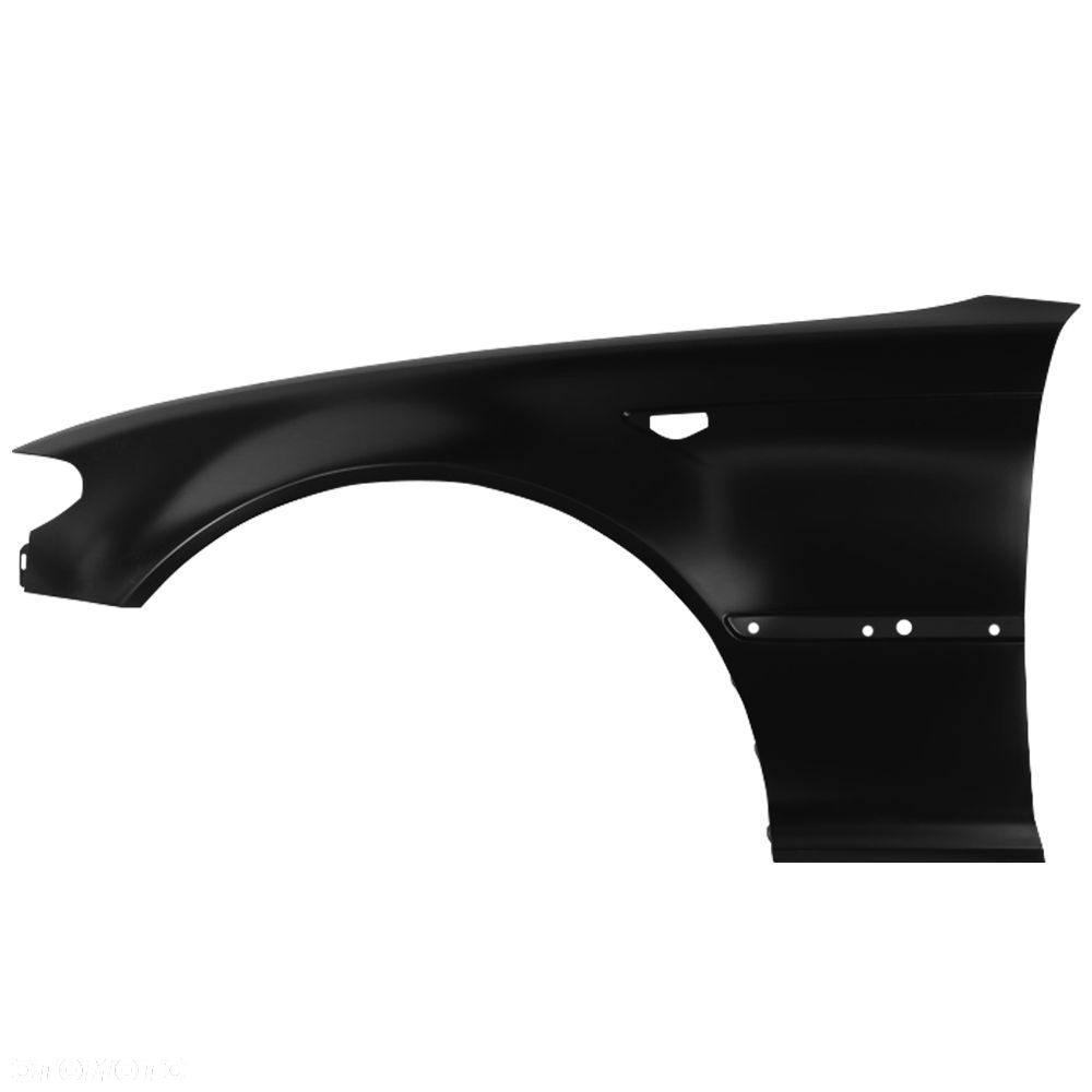 BLU Błotnik BMW 3 E46 Coupe Cabrio Lci Lift 668 Lewy Czarny 2003-2006 przód Schwartz II - 2
