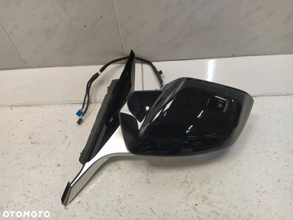 BMW 7 G70 M-POWER LUSTERKO ZEWNĘTRZNE LEWE ASFERYCZNE ASYSTENT KAMERA 9+6+1 PIN KOMPLETNE UK ORYGINAŁ - 4