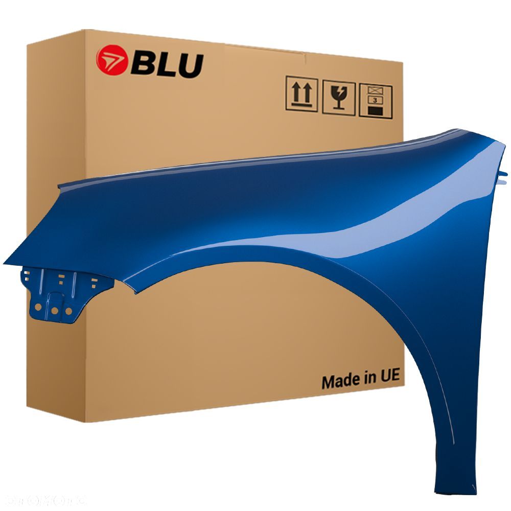 BLU Błotnik VW GOLF V 5 LA5K lewy niebieski 03-09 przód hatchback ocynk OlympiaBlau - 1