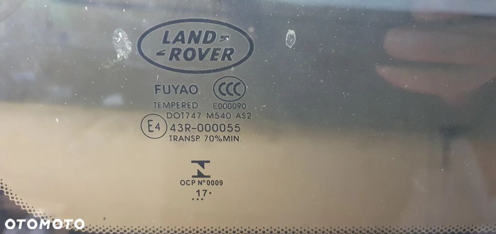 Szyba karoseryjna prawy tył tylna prawa Land Rover Discovery Sport L550 AS2 17r - 5
