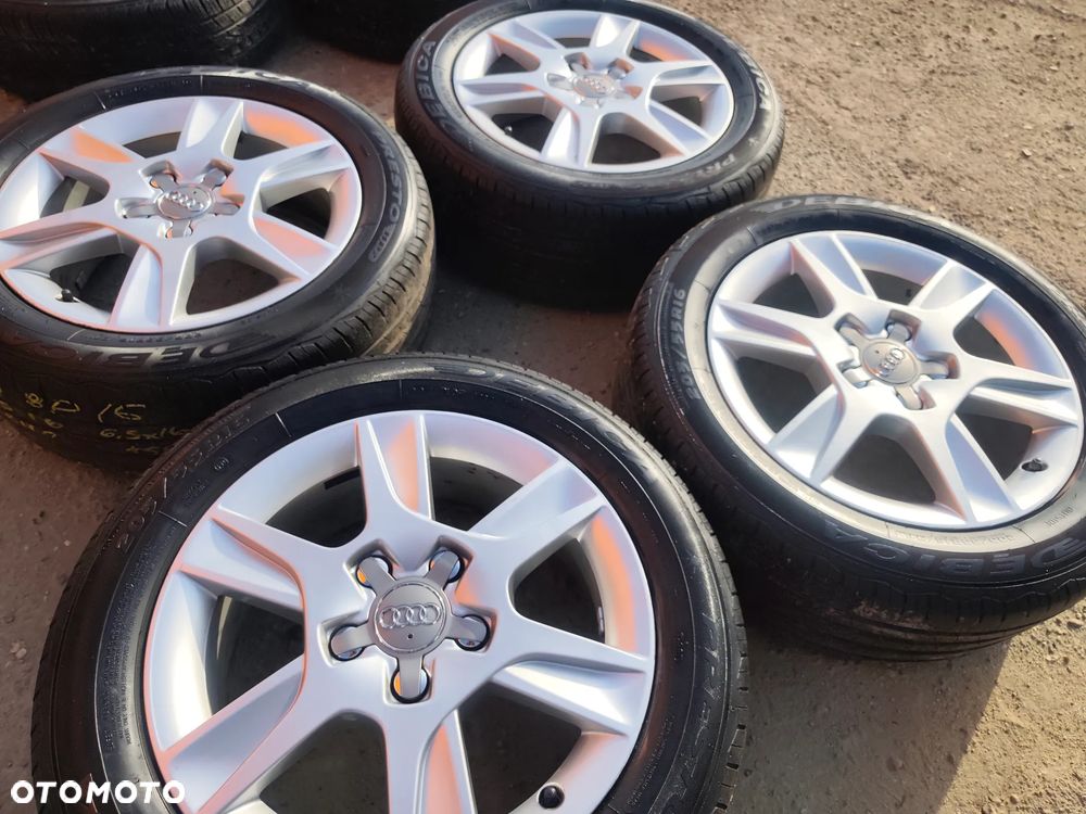 5x112 Alufelgi Felgi Aluminiowe Oryginalne 16 Koła Letnie Lato AUDI A3 8P 8P0 A4 B5 B6 A6 C5 VW SEAT SKODA 6,5mm 22r. Legnica ALU-RAD 205/55 - 4