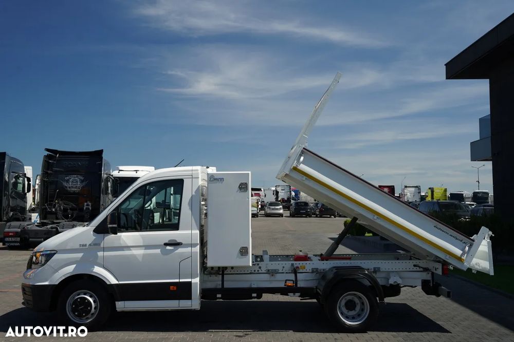 MAN TGE 4.180 / BASCULATOR SPATE / DUBLU / CAMERĂ MARȘARIER / IMPORTAT - 4