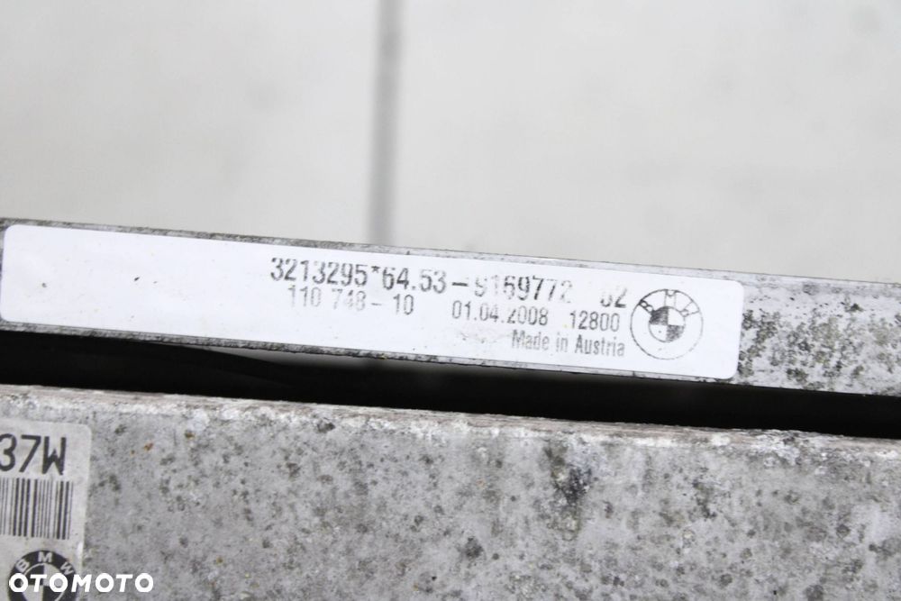 CHŁODNICE KOMPLET WENTYLATOR BMW 1 E88 E87 E81 2.0 B 7581642 7563259 - 4