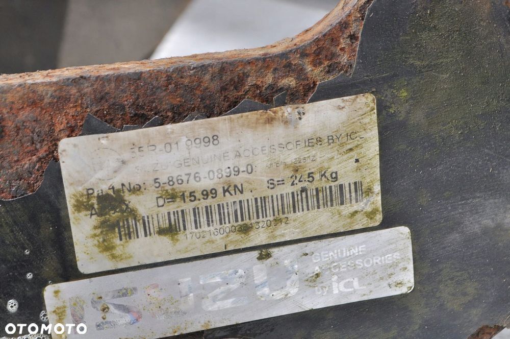 ISUZU D-MAX II HAK HOLOWNICZY 5-8676-0899-0 - 4