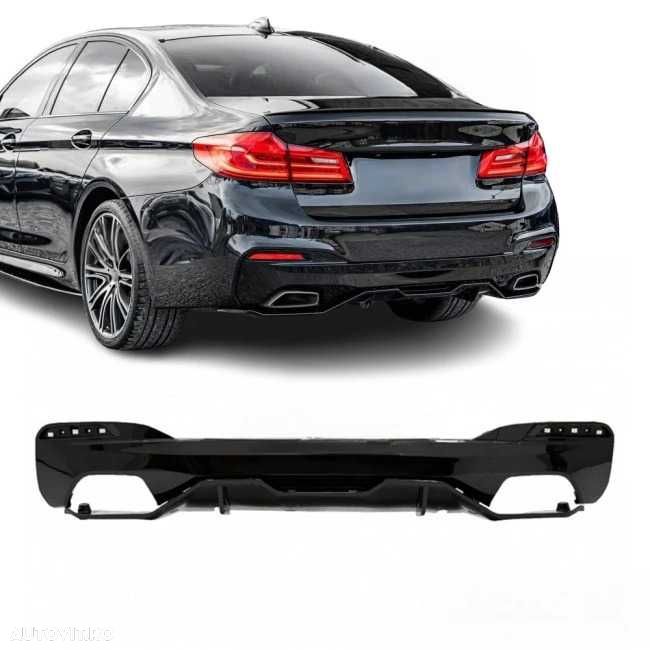 Difuzor Prelungire Model Performance Bara Spate M BMW G30 G31, Negru - 1