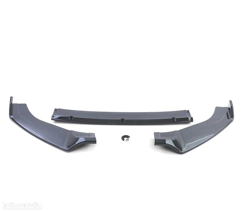 SPOILER LIP FRONTAL VOLKSWAGEN VW GOLF 7 7.5 GTI PRETO BRILHANTE - 4