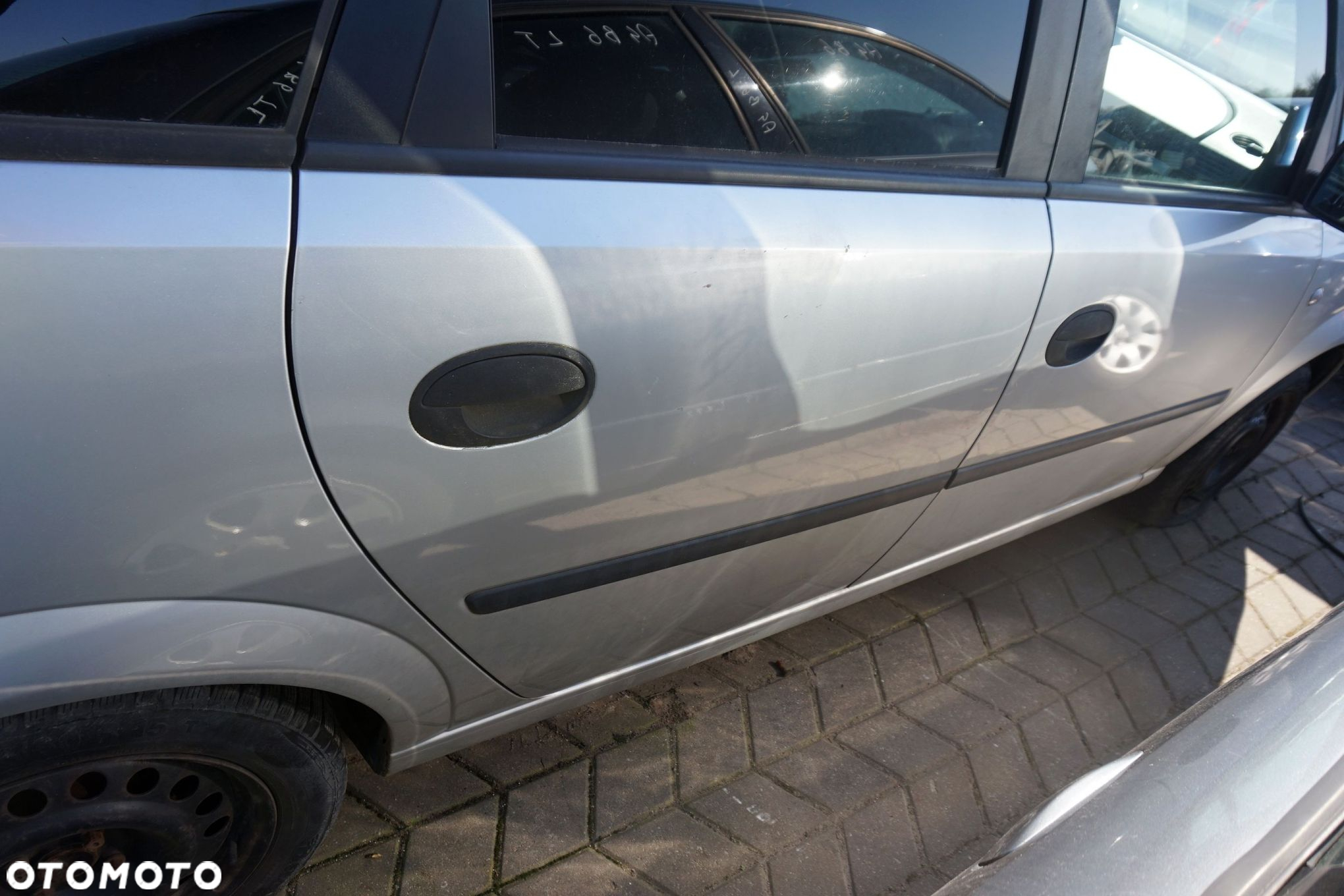 DRZWI TYLNE PRAWE MERIVA A Z157  SREBRNY OPEL 2003-2005 - 4