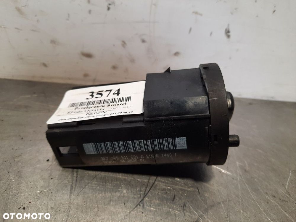 Skoda octavia przełącznik świateł 3B0941531A - 2