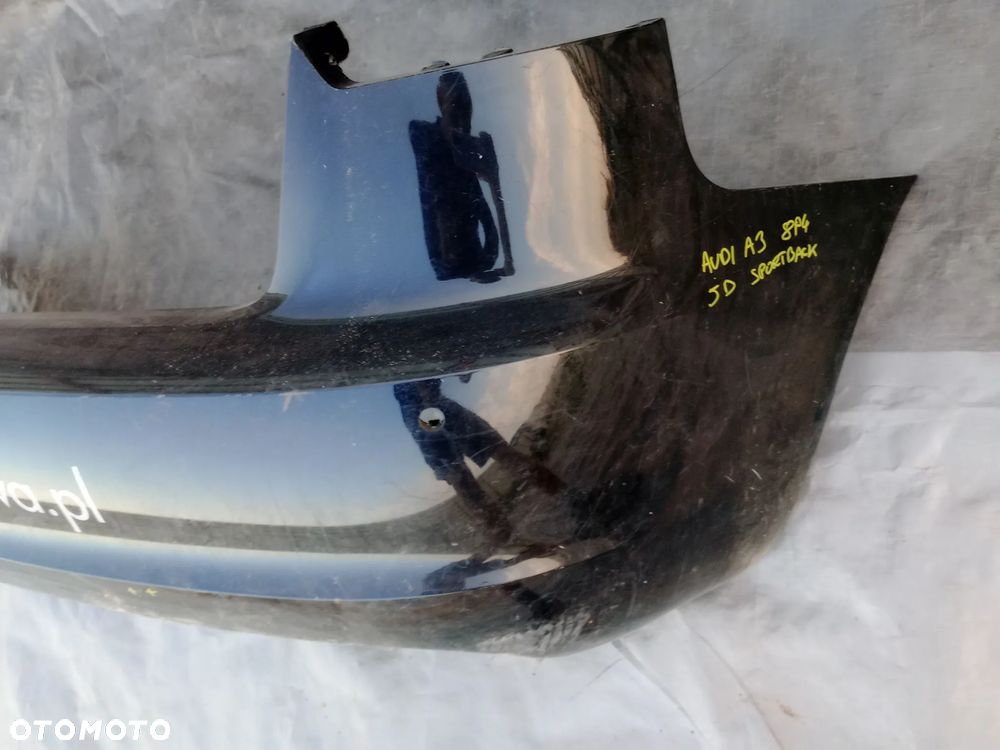 AUDI A3 5D SPORTBACK LIFT 2008-2012 ZDERZAK TYLNY TYŁ - 3