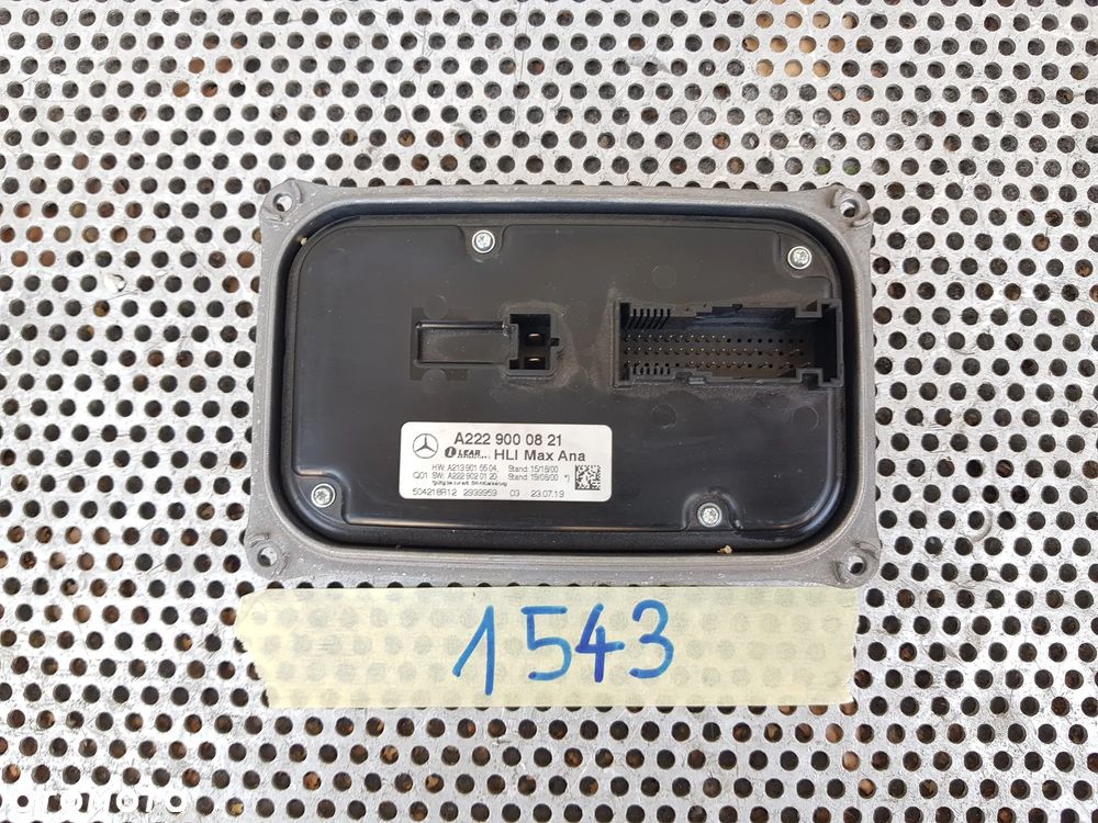 Mercedes W213 E W222 S W257 CLS Przetwornica Sterownik Moduł LED - 1