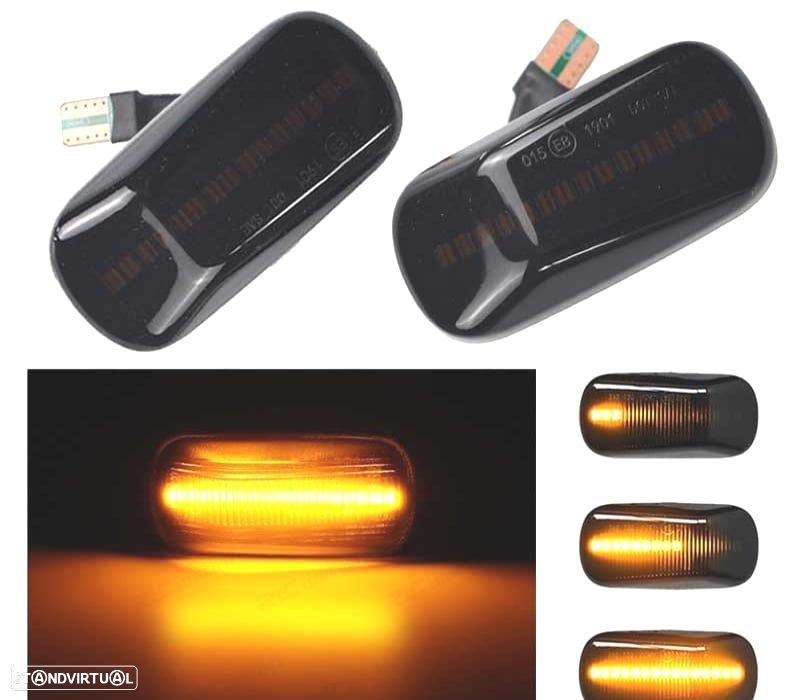 PISCAS LATERAIS HONDA LED DINÂMICOS FUMADOS - 1