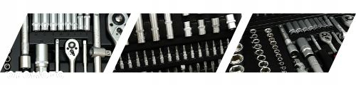 ZESTAW NARZĘDZIOWY 108el KLUCZY NASADOWE 2 GRZECHOTKI YATO BITY 40el TORX - 8