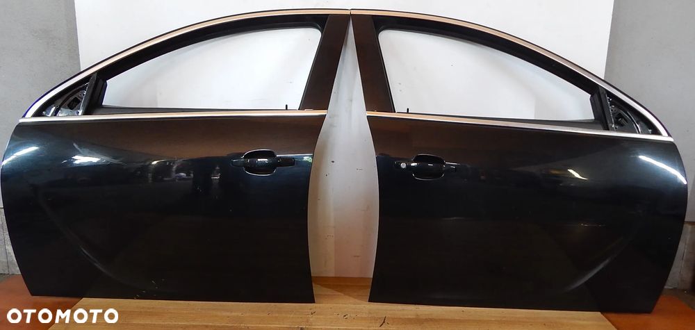 Drzwi tył Opel Insignia A 08-17 Lift Z22C czarne Łuków części - 6