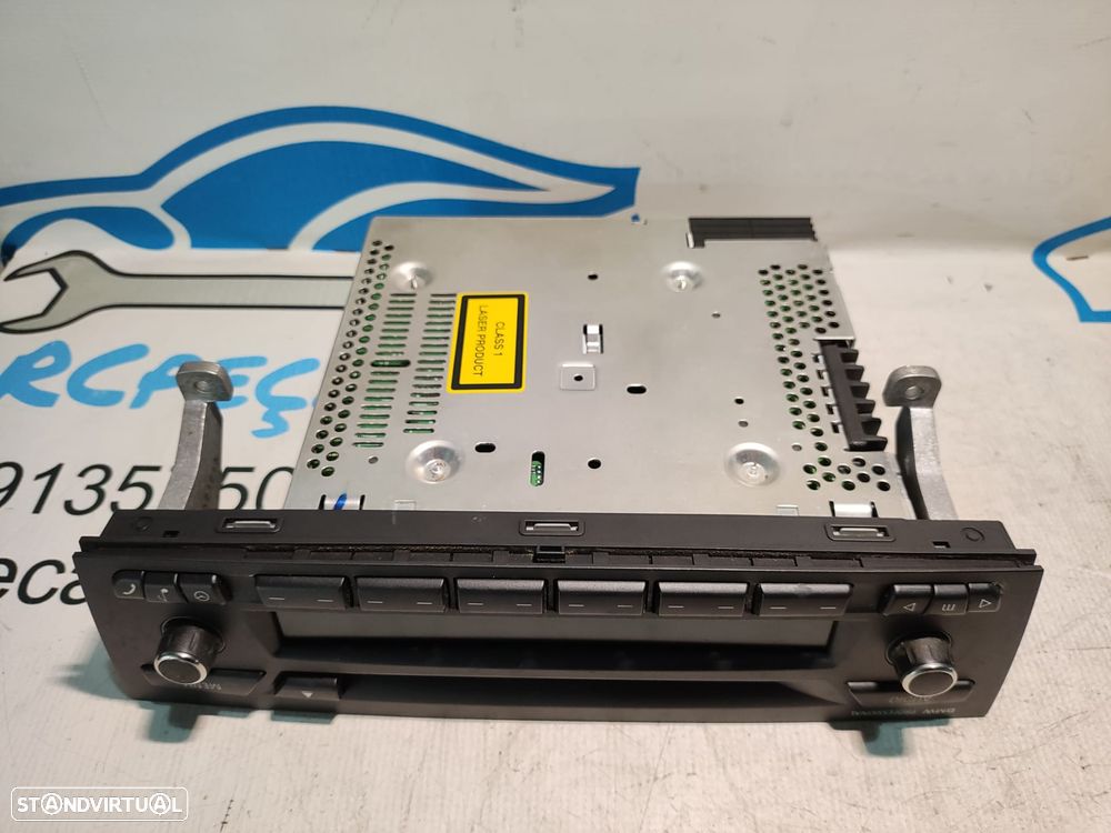 RADIO AUTORADIO LEITOR CD PROFESSIONAL BMW SERIE 1 E87 6512915010901 65129150109 9150109 6968101 SERIE 1 E81 SERIE 3 E90 E91 E92 DISPLAY COMANDOS COMUTADOR PAINEL CONTROLO COMUNICAÇÃO - 8