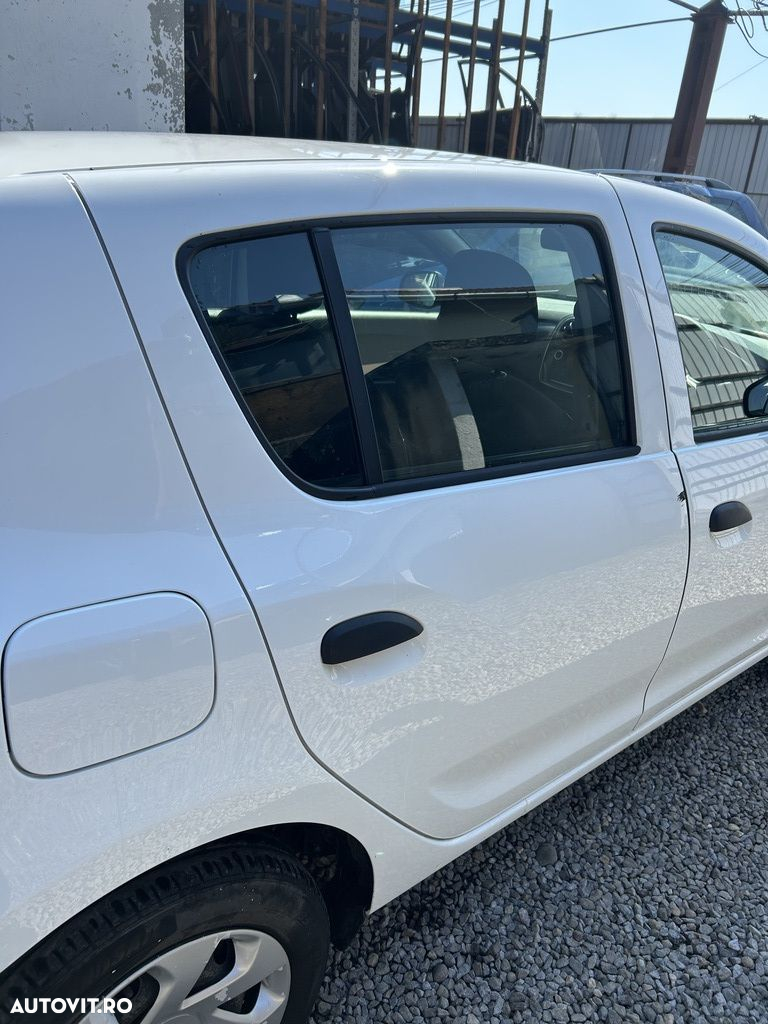 Usa Dreapta Spate Dacia Sandero 2 Facelift 2016 - 2020 Hatchback 4 Usi ALB (1327) - 2