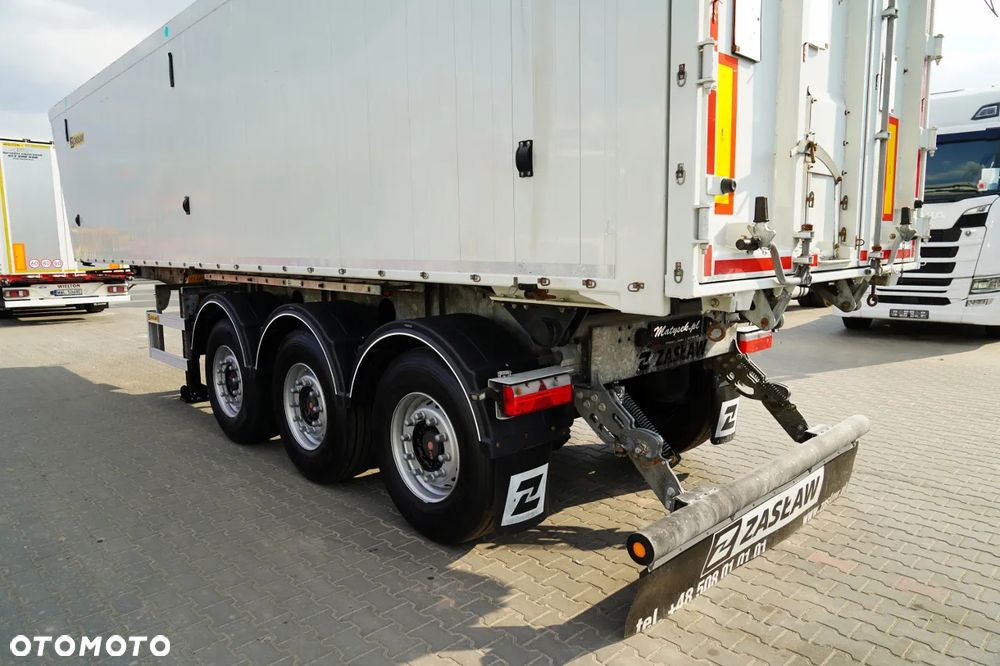 Zaslaw WYWROTKA ALUMINIOWA / 43 m3 /  OŚ PODNOSZONA / OSIE SAF - 11