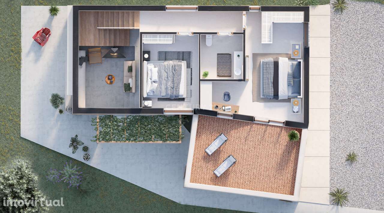 Eco villa isolada, com piscina natural, horta e  floresta alimentar co - Grande imagem: 4/11