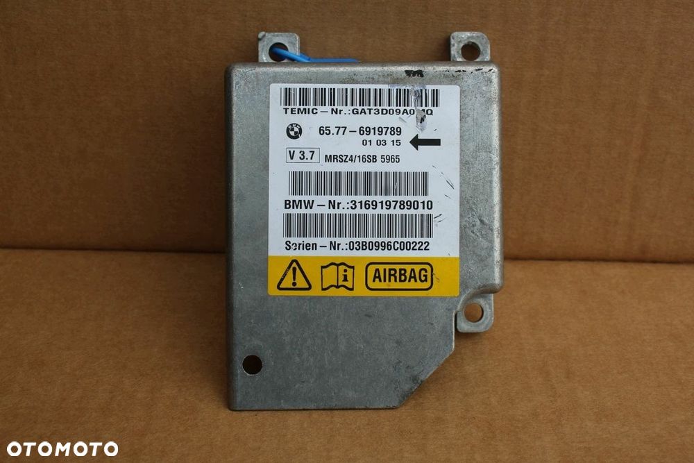 Moduł sensor poduszek AIRBAG BMW 5 e39 6919789 V 3.7 (1184) - 1