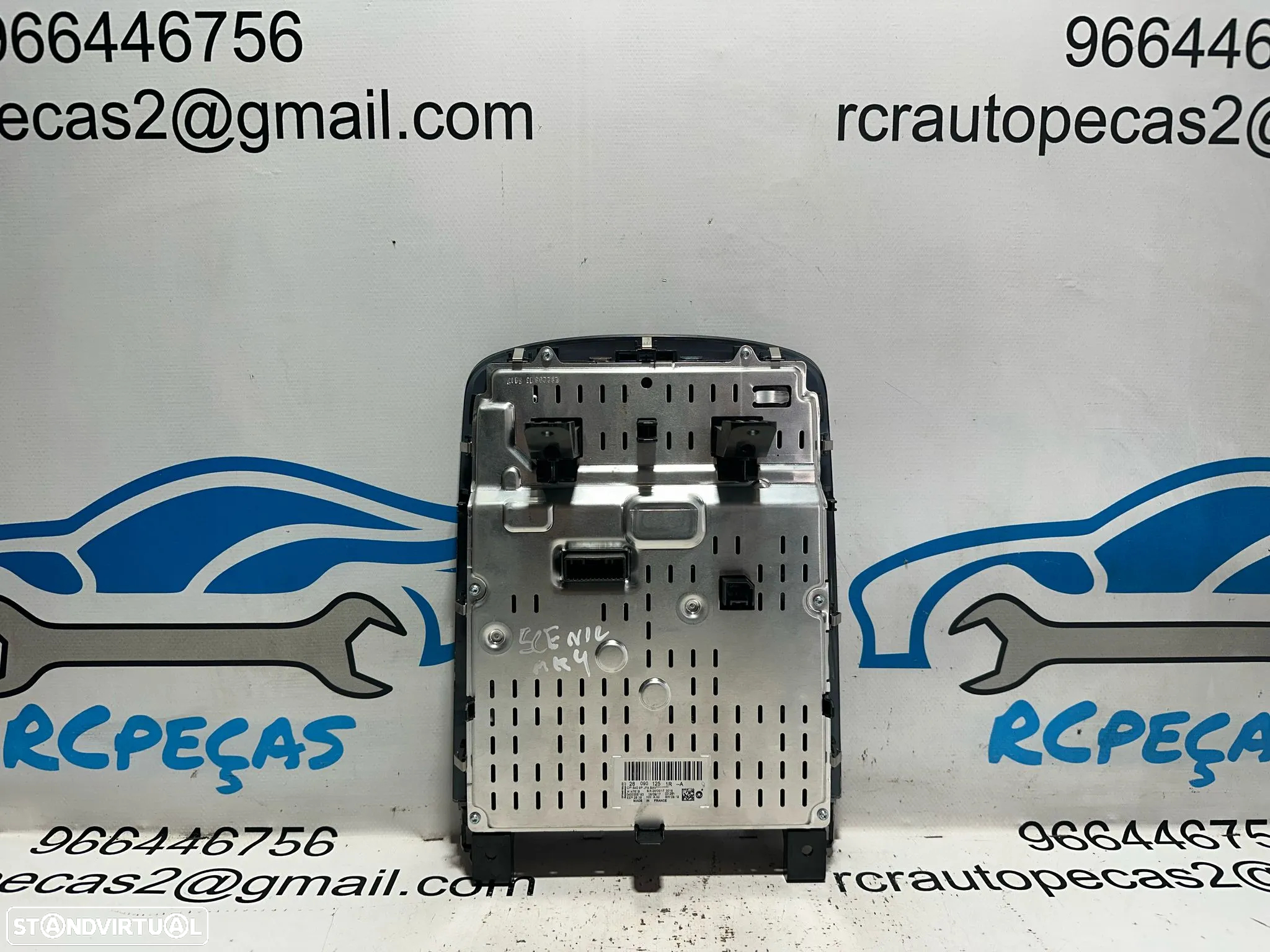 .Display Ecrã Multimedia GPS Original Renault Grand Scenic MK4 280901251R - 5