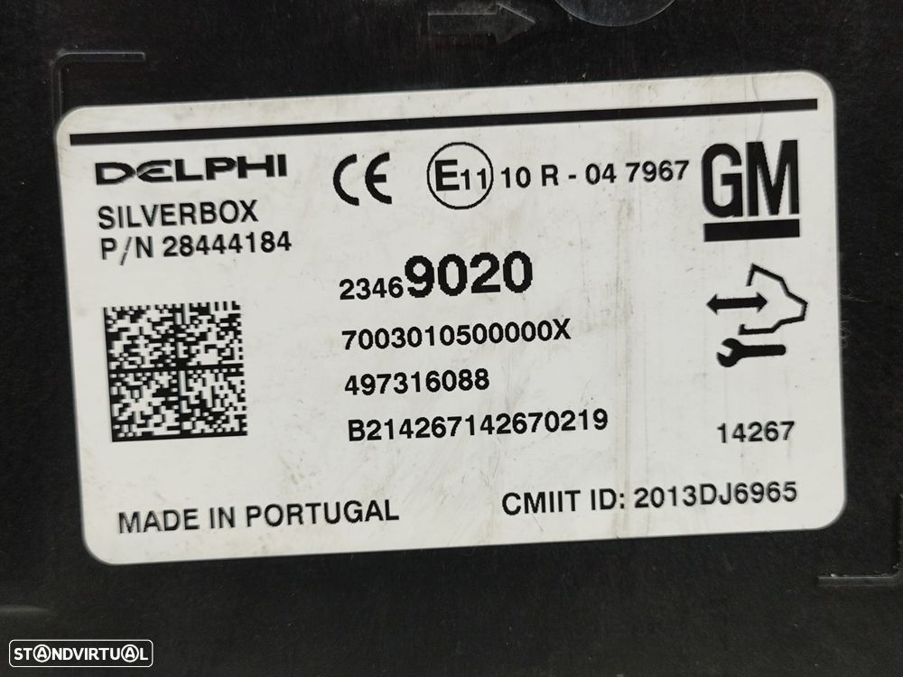 Módulo Controlo Radio Delphi Opel Insignia A Facelift Original - 7