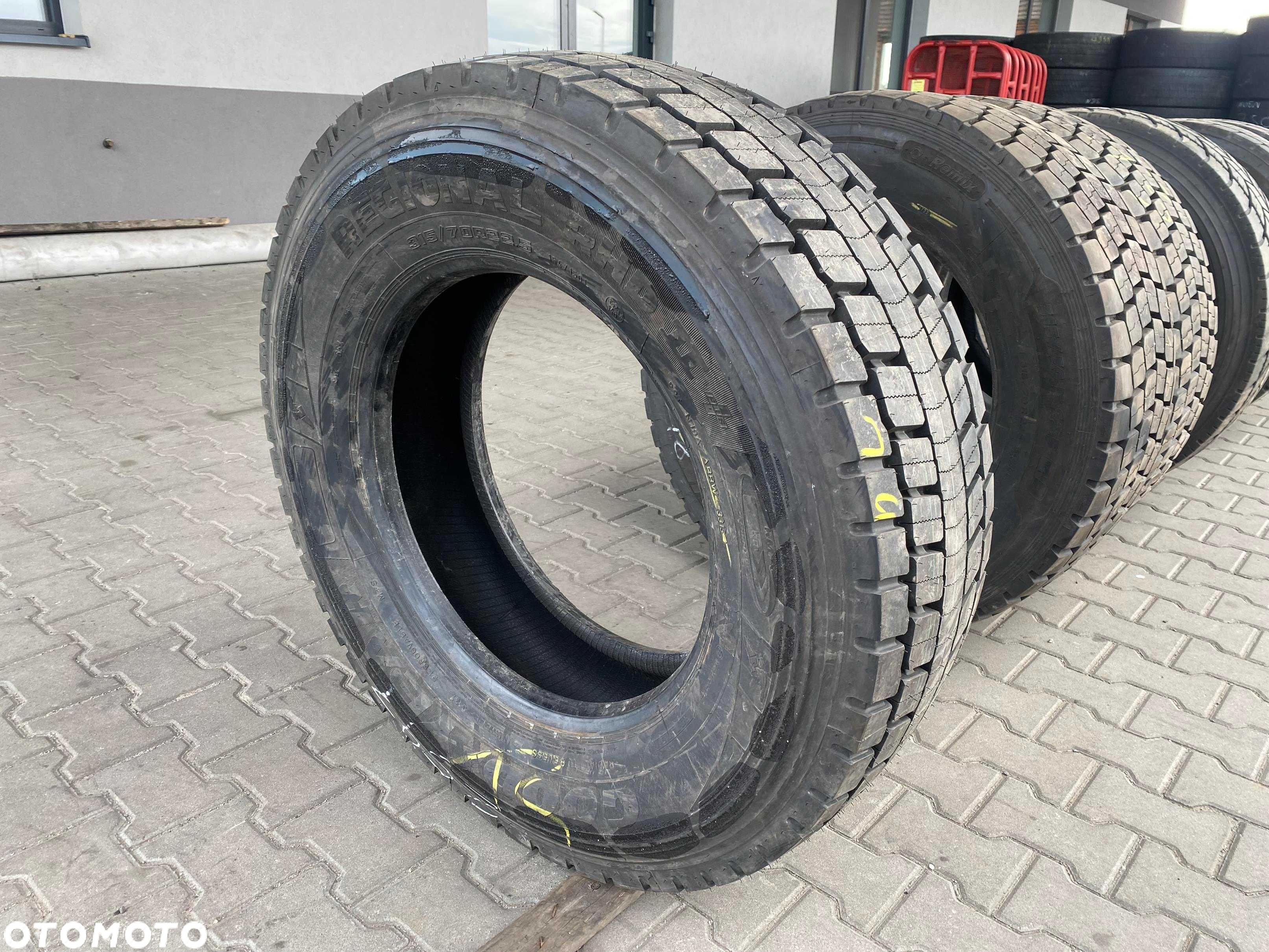Opona 315/70R22.5 GOODYEAR REGIONAL RHD II Napędowa 100% Bieżnika - 5
