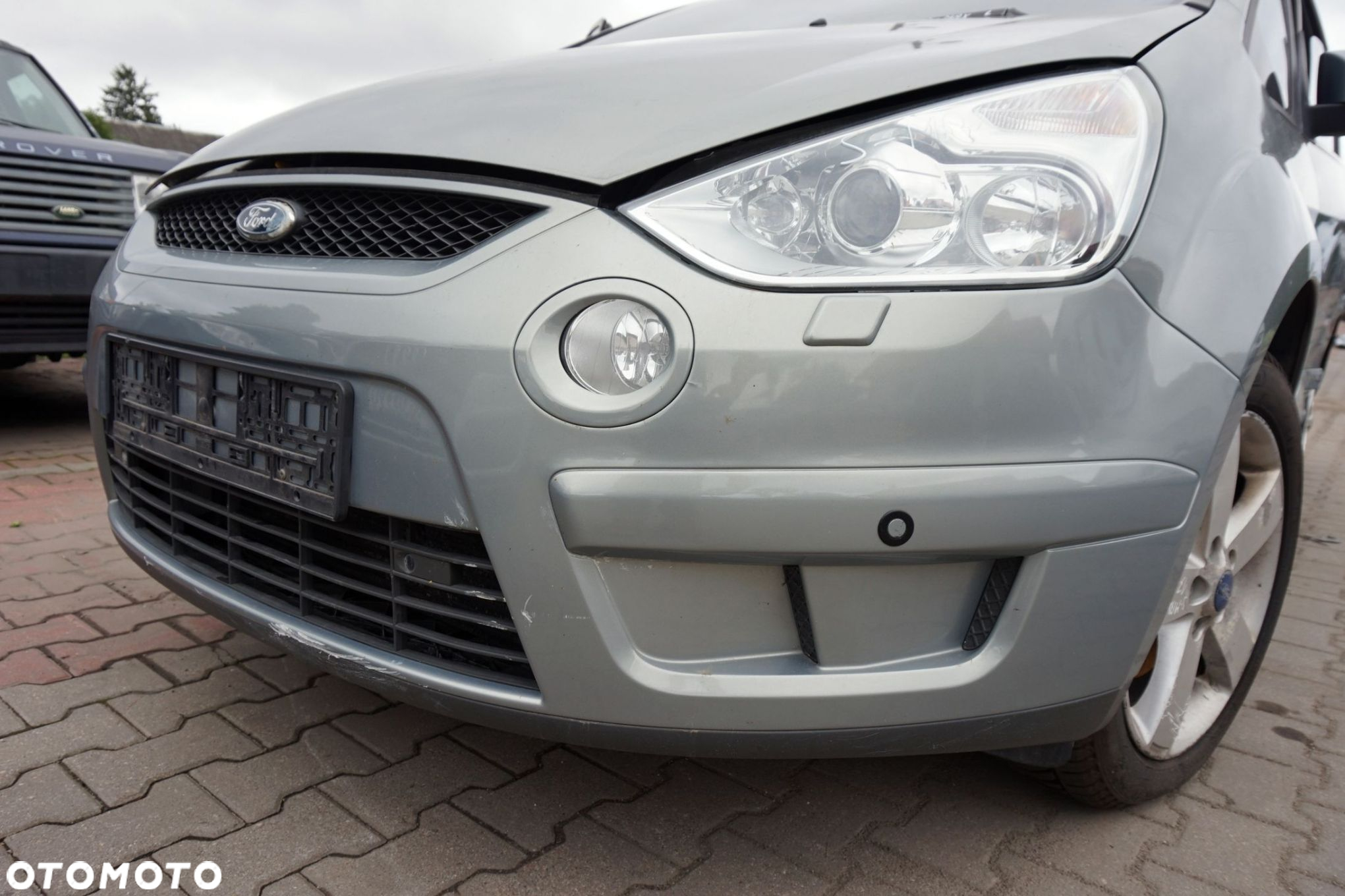 MASKA ZDERZAK BŁOTNIKI LAMPY S-MAX I MK1 T7 XENON EU FORD 2006-2010 SZARY THUNDER PRZÓD KOMPLETNY - 12