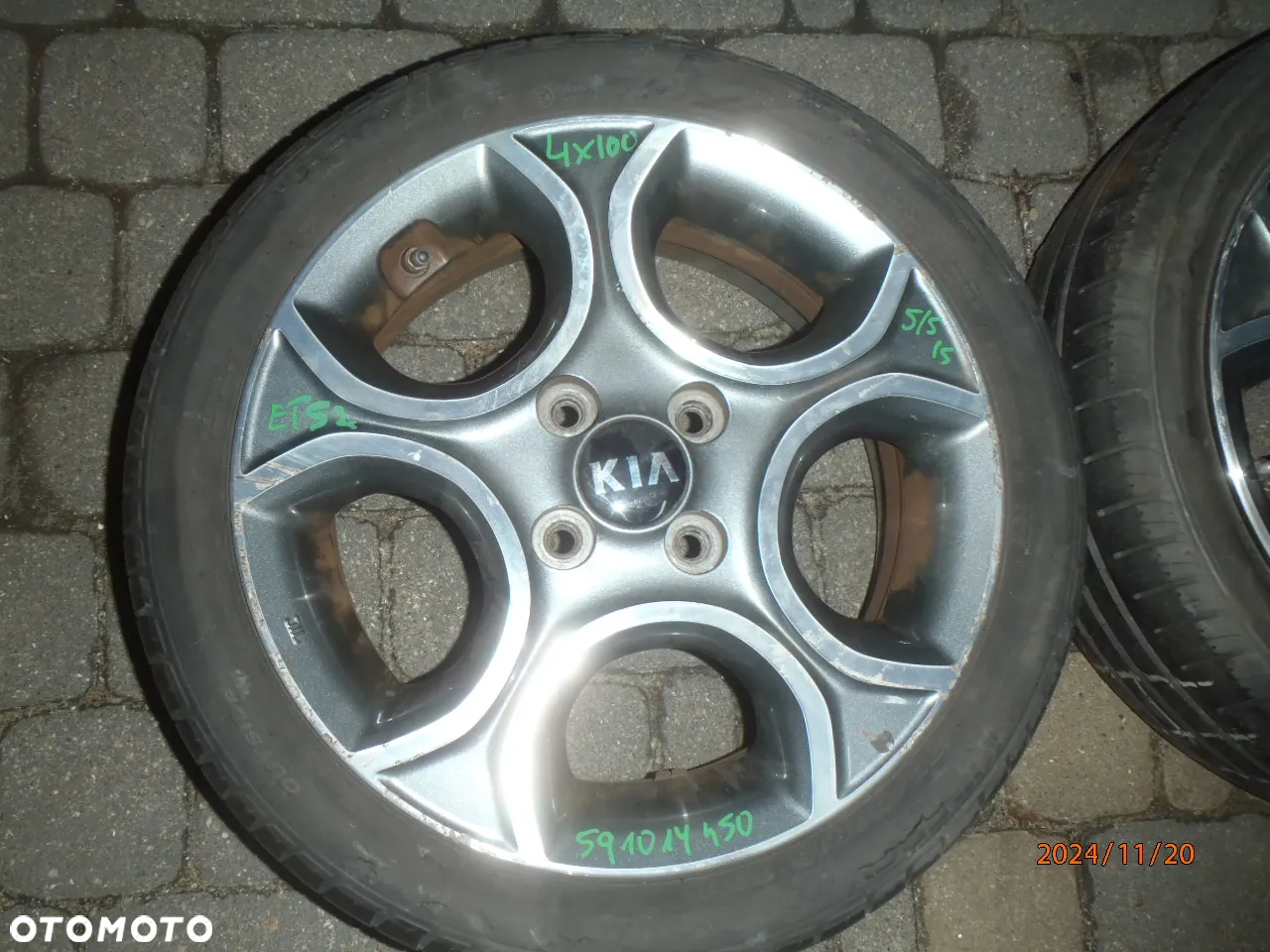 felgi felga alufelga alufelgi alu felga alu felgi kia picanto I II III kia rio KIA PICANTO FELGA 15 5.5JX15 4x100  ET52 52910-1Y450 - 6