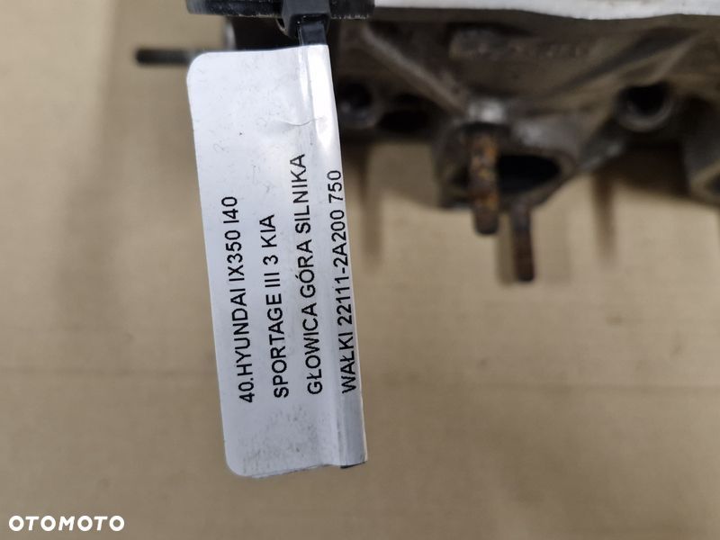 HYUNDAI IX350 I40 SPORTAGE III 3 KIA GŁOWICA GÓRA SILNIKA WAŁKI 22111-2A200 - 7