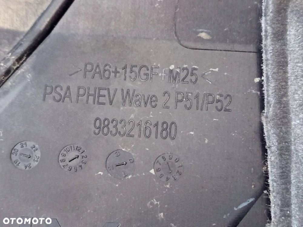 Citroen C5 X OPEL ASTRA L OSŁONA SILNIKA GÓRNA POKRYWA 9833216180 - 5