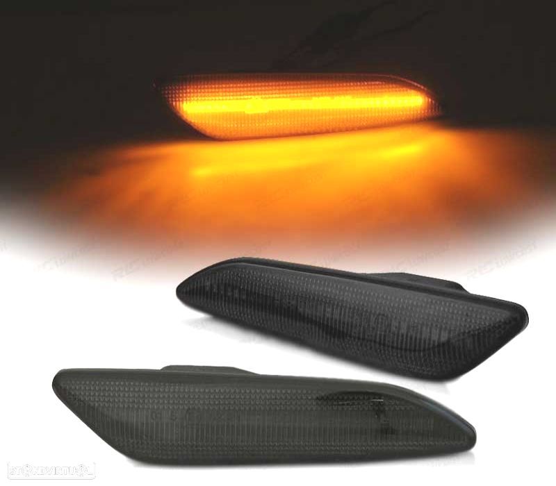 INDICADORES ALFA ROMEO 156 147 05-10 FIAT TIPO 15- LED DINAMICOS FUMADO - 1