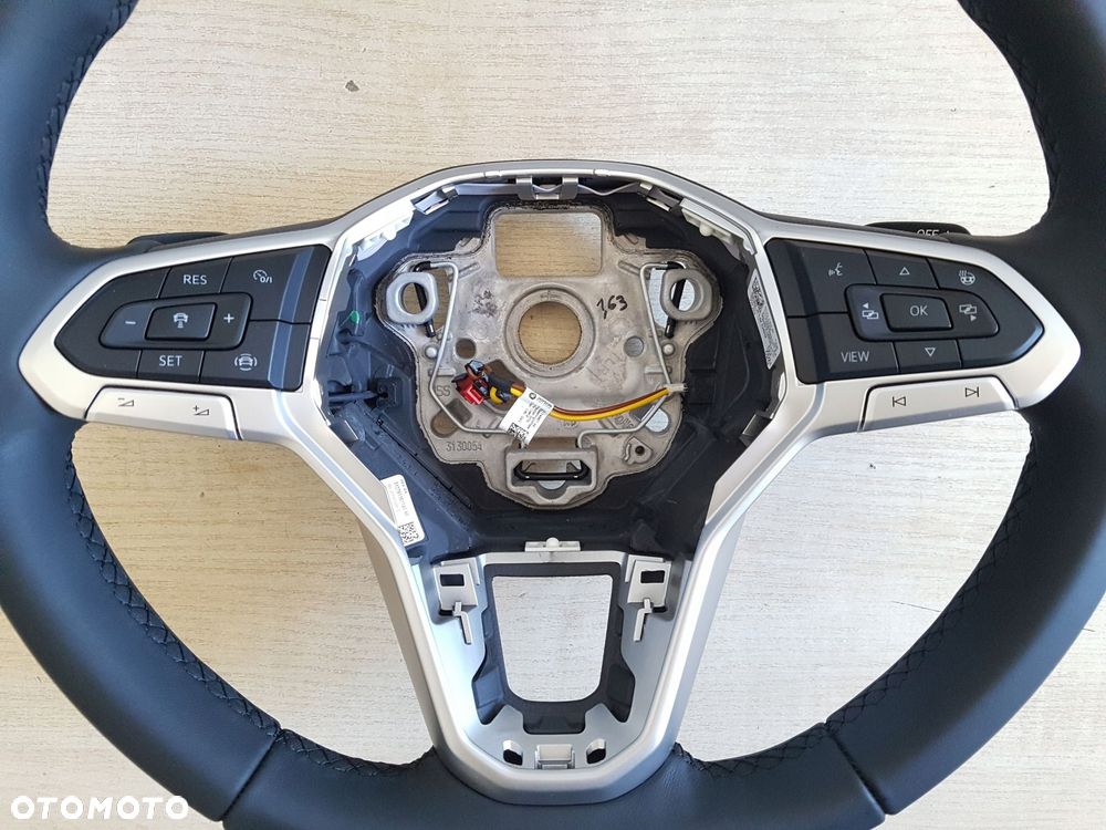 vw golf viii 8 kierownica multifunkcja łopatki skóra 5h0419089gt vdh - 2