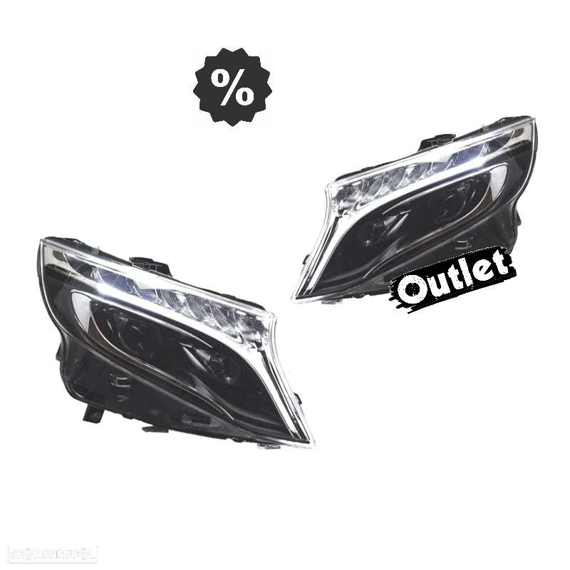 R010014C2 FARÓIS MERCEDES VITO V CLASE W447 14-20 FULL LED - 1