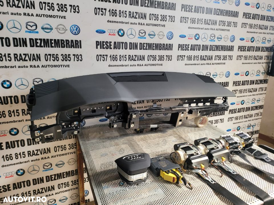 Plansa Bord Kit Airbag Audi A6 S6 4K C8 Allroad An 2018-2021 Volan Stanga Impecabila Completa - 3