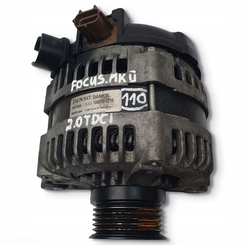 ALTERNATOR Ford Focus II 2.0 TDCI DAN930 104210-2710 150A - 2