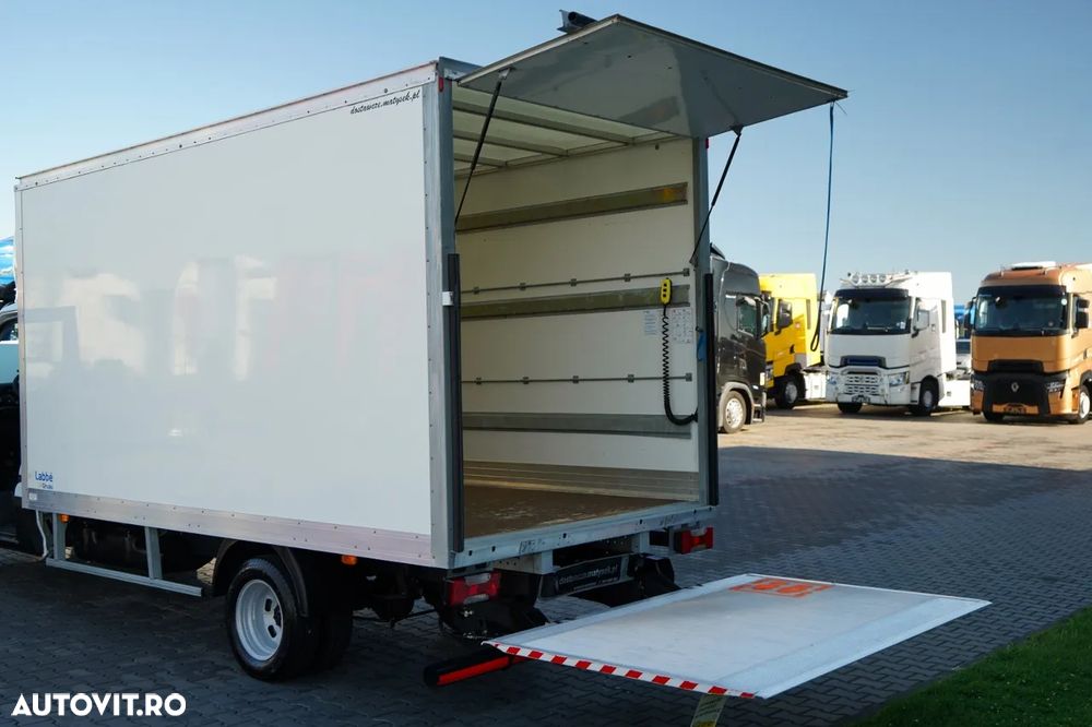 Iveco 35-160 / CONTAINER - 4,3 M / platformă elevatoare SORENSEN - 750 KG / MANUALĂ / IMPORTATĂ / EURO 6 - 15