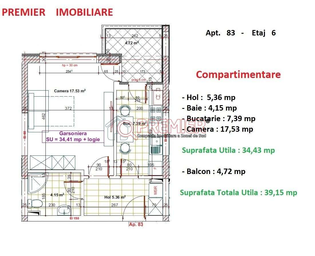 Metrou Aparatorii Patriei - 10 minute - Garsoniera - Imagine principală: 2/4